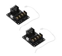 2X 3D Modulo di Espansione Mosfet Della Piastra di Stampa con Cavo 2 Pin Anet A8 A6 A2 Compatibile Nero