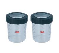 2x 3M Pps Außenbecher Con Anello Filettato E16001 - 0,65Ltr. Wechselbecher