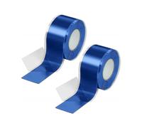 2x 3m self-fusing silicone tape (self-amalgamating, self-vulcanizing), insulating tape and sealing tape (water, air), 25 mm wide, blue