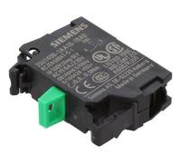 2X 3SU1400-1AA10-1BA0 elemento di contatto 22mm 3SU1.5 -25-70°C per elemento ...