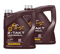 Olio Mannol 2-Takt Universale Api TC 2x 4 Litro Aprilia Yamaha Suzuki Peugeot