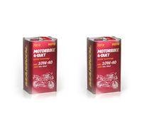 2X 4 Litri Originale MANNOL Olio Motore Moto 7812 Motocicletta 4-Takt API SL Oil