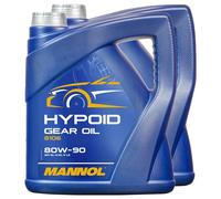 2x 4 Olio per Ingranaggi Litro Mannol Cambio Api Gl 4 5 Ls 80W-90 Commutazione