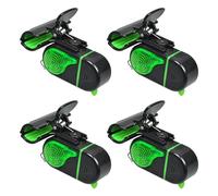 2X(4 Segnalatori Acustici da Pesca con Luce LED - Campanelli da Pesca Elett9767