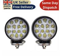2x 42W LED Work Luce Barra Faretto Pois Luci Guida Lampada Fuoristrada Auto SUV