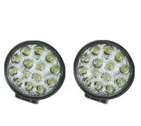 2X 42W WATT LED LUCE FARO 12V LAMPADA DA LAVORO FARETTO AUTO BARCA CAMION RT