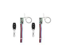 2X 433Mhz 3.6-24V 1CH Relè Wireless RF Telecomando Interruttore Modulo con Trasmettitore per Lampada LED DIY, Tipo B