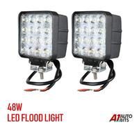 2x 48w 10-30v 16 LED Lavoro Fascio Riflettore Luci Lampada Trattore & Agricolo