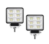 2x 48W 4-Inch White LED Work Light Pods Flood Spot Lamp For Truck Off Road SUV