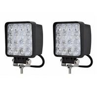2X 48W WATT LED LUCE FARO SUPPLEMENTARE 24V DA LAVORO FARETTO AUTO BARCA CAMION onforme]