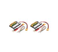 2X 4CH Scheda di Ricarica Parallela XT60 Connettore un Banana per ISDT D2 Q6 SC-608 SC-620 Imax B6 Caricabatterie LiPo Caricabatterie