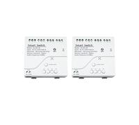 2X 4CH Zigbee Light Module AC 85-250V RF433 Ricevi Relè 10A Funziona Con Alexa Assistant, Tuya Life