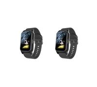 2X 4G Elderly Watch with GPS,SOS,Fall Detection Emergency Support,AI Health Monitoring for Elderly Black A