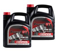 2x 4L CHEMPIOIL Premium olio motore Power Gt 15W-50 Man 271 MB 228.1 229.1 VW