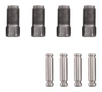 2X(4Set Car Martinetto Idraulico Orizzontale Accessori Pompa Olio Cilindro 7599