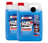 2X 5 L Sonax Anti Frost E Trasparente Pronto All'Uso -20°C Dischi Antigelo