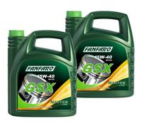 2X 5 Litri FANFARO GSX 15W-40 Olio Motore Olio Motore PKW API SG/CD