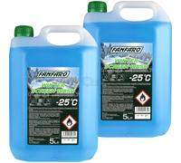 2x 5 Litri FANFARO KLARE SICHT Antigelo -25° Senza Metanolo Pronto Uso