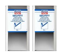 2X 5 Litri Liqui Moly 6124 Grasso Per Cavi