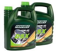 2x 5 Litro Originale FANFARO Dsx 15W-40 Api CH-4 / Sl Olio Motore
