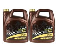 2x 5 Litro Originale PEMCO olio motore idrive 350 5W-30 Api Sn / Cf Oil
