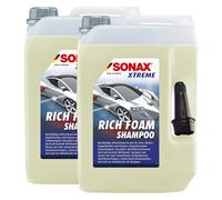 2x 5 Litro Sonax Xtreme Richfoam Shampoo Auto Schiuma con Pulizia