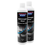 2x 500 ML Presto Stossstangenglanz Paraurti Lucido Arte Soff Plastica Cura