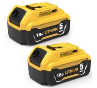2X 5000mAh DCB184 ricambio per Dewalt batteria 18V 5.0Ah per Dewalt batteria 18V DCB184 DCB180 DCB181 DCB182 DCB200 DCB201 DCB204 DCB127 DCB112 DCB115 con indicatore LED