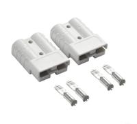 2X 50A per i connettori della batteria per il PC bianco Shell ad alta corrente del carrello elevatore terminali di ricarica per il carrello di golf di RV