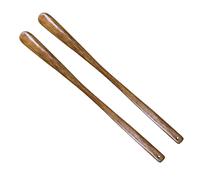 2x 55 Cm Calzascarpe Professionale in Legno Sollevatore Calzascarpe Anziani