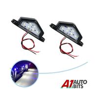 2x 6 LED Posteriore Targa Luce Lampada Camion Rimorchio Super Luminoso