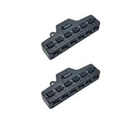 2X 6 Porte Quick Connect Out Splitter Quick Splitter Out Splitter Illuminazione Striscia LED Modello Lghts Layout Ferroviario