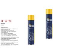 2X 600ML MANNOL Pulitore Per Carburatori 9970 Spray Per Pulizia Della Duga