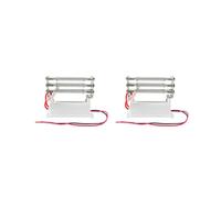 2X 60G Ozone Generator Air Purifier Long Lifespan Ozone Tube AC220V 100w for Home and Office