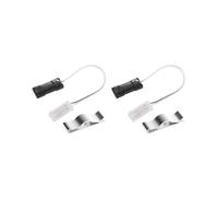2X 629409 Rv Refrigerator Sensor for Thermistor Sensor and Refrigerator Thermistor Mounting Clip