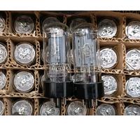 2x 6P3S = 6L6, 6L6GT, 6L6GC, 5881 Tetrode Tube Reflector COPPIA ABBINATA 1978...