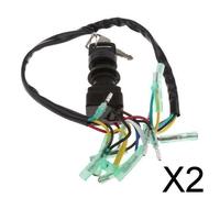 2X 703-82510-43-00 Accensione Principale Interruttore con Chiave per Fuoribordo