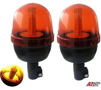 2X 72 LED LAMPADA FULGENTE AMBRA ARANCIONE SEGNALE DI ALLERTA BEACON PER TRACTOR