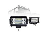 2x 72W LUCE FARO LAMPADA DA LAVORO FARETTO AUTO BARCA CAMION 24LED SMD 6000K