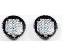 2X 7D Jumbo 12-24V LED Fari Rotondi Alogeni 96W Per Camion Scania Renault