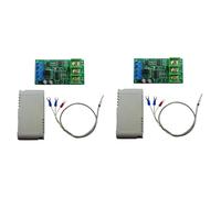 2X 8-25V PT100 Platinum Resistenza Termica Al Convertitore di Temperatura Kit Modulo Sensore RTD RS485 Modbus