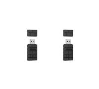 2X 8BitDo Adattatore Wireless USB 2 Ricevitori per NS per 1, 2 PS1 Windows per PS4 per PS5 per Series X/S Maniglia Nera