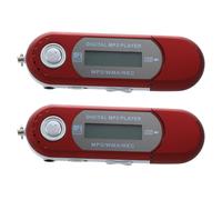 2X 8G Pen Drive MP3 Player FM Rosso Player