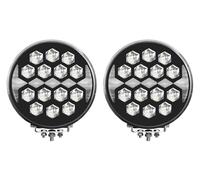 2x 9"" Batman Light Jumbo 4x4 Bull Bar Paraurti LED Spot Lampada di...