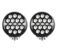 2x 9"" Batman Light Jumbo 4x4 Bull Bar Paraurti LED Spot Lampada di Parcheggi...