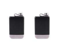 2X 9 Flacone da Tasca per Alcol da Bottiglia di Vino Whisky Boccetta in Acc3342