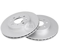 2x A.B.S. 16039 Disco freno Anteriore per HONDA CIVIC VI Hatchback (EJ, EK)
