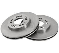 2x A.B.S. 16208 Disco freno Anteriore per MITSUBISHI 3000 GT Coupe (Z1A) 276mm
