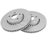 2x A.B.S. 17508 Disco freno Anteriore per TOYOTA AVENSIS Liftback (T22) 276mm