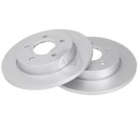 2x A.B.S. 17583 Coated Disco freno Posteriore per FORD Focus II Hatchback 265mm
